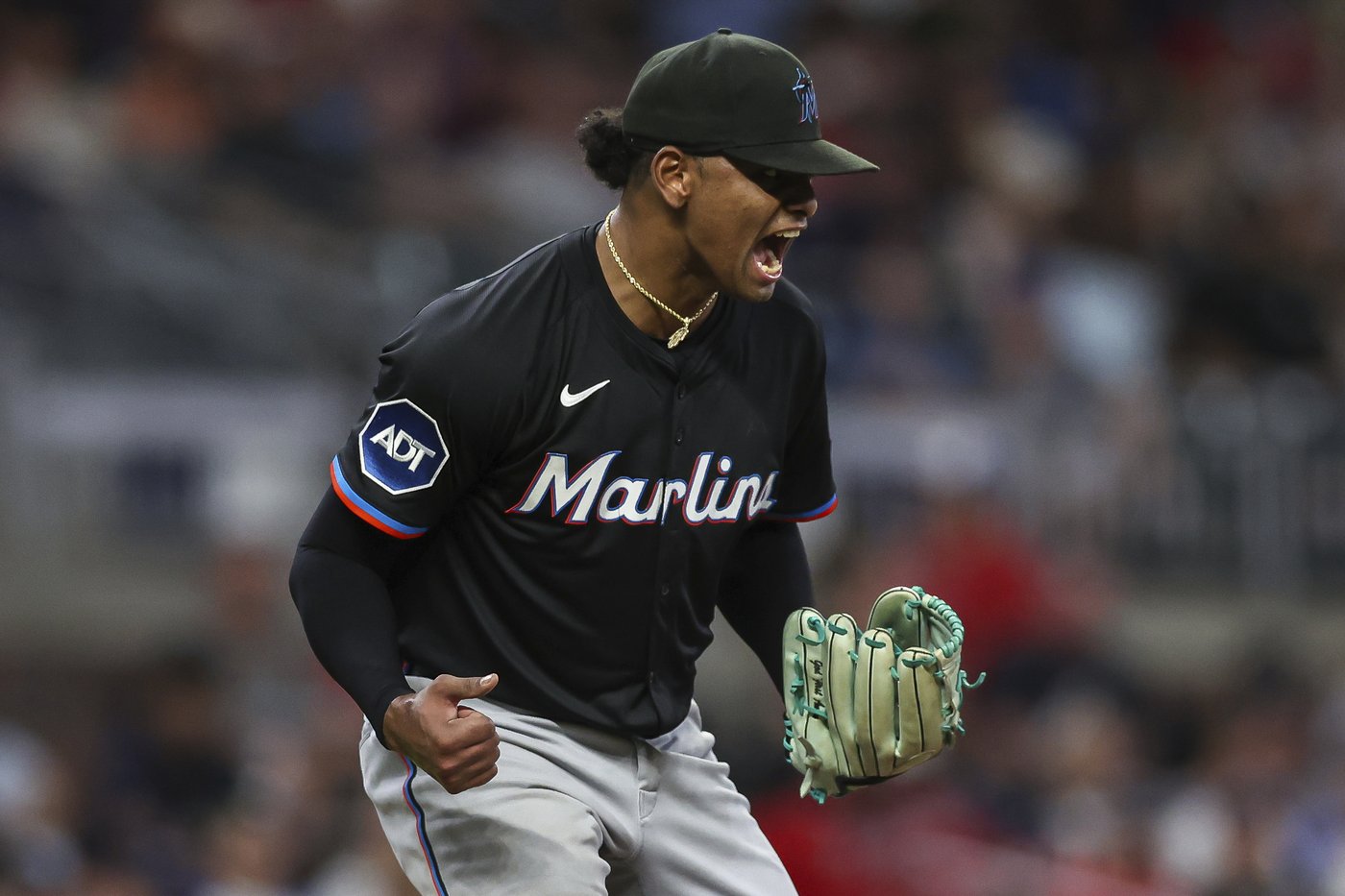 Edward Cabrera strikes out 11 in 8 innings as the Marlins beat the Braves 5-1 | iNFOnews.ca