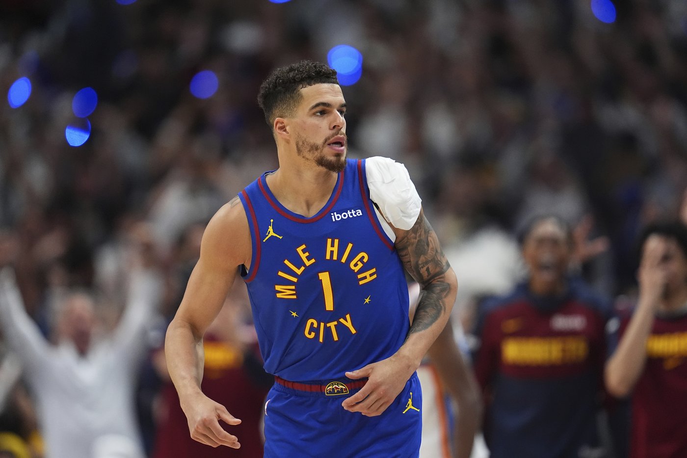 Michael Porter Jr. coming up big for the Nuggets as he plays through pain of sprained left shoulder | iNFOnews.ca Michael Porter Jr. coming up big for the Nuggets as he plays through pain of sprained left shoulder | iNFOnews.ca