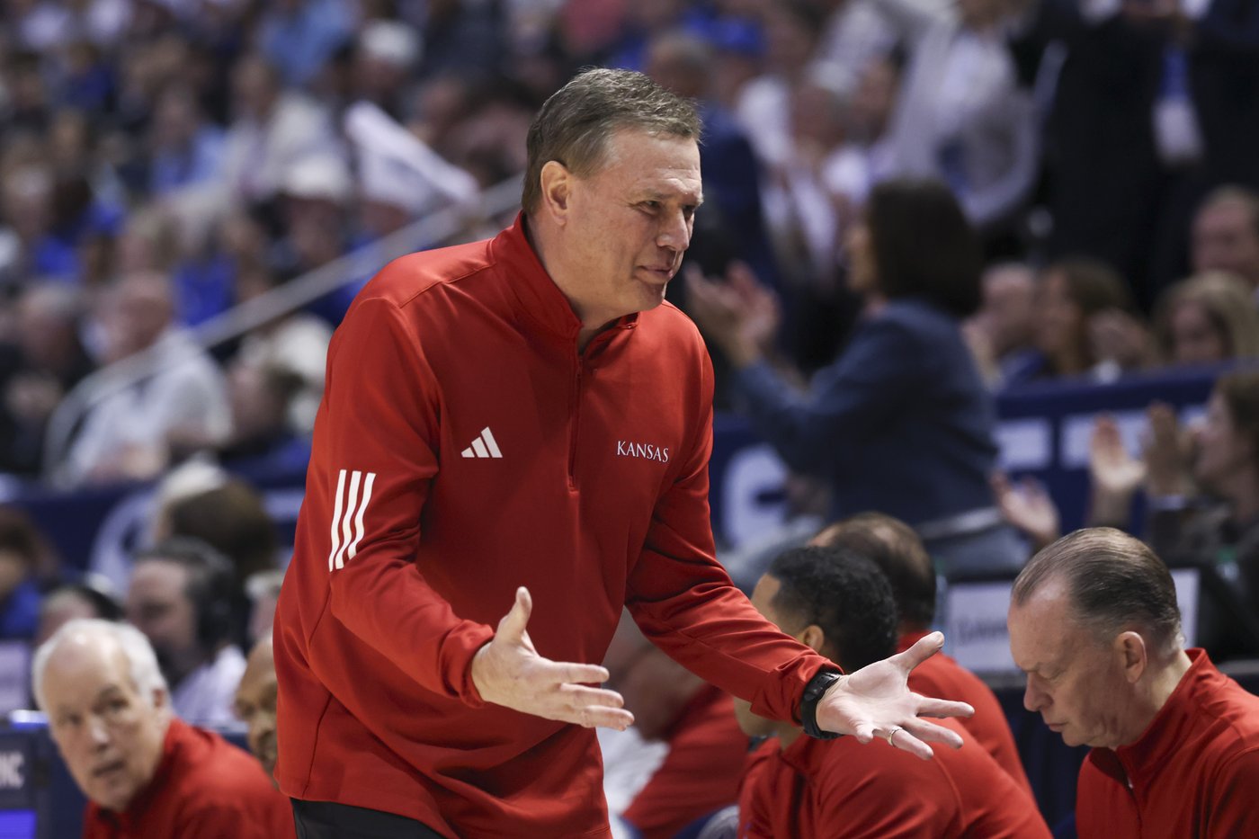 No. 23 Kansas' struggles reach low point in 34-point loss to unranked BYU | iNFOnews.ca No. 23 Kansas' struggles reach low point in 34-point loss to unranked BYU | iNFOnews.ca