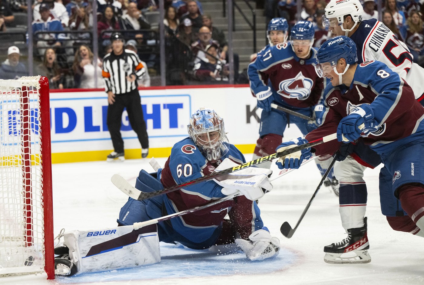 Marchenko, Chinakhov and Monahan each have 3 points as Blue Jackets beat Avalanche 6-4 | iNFOnews.ca