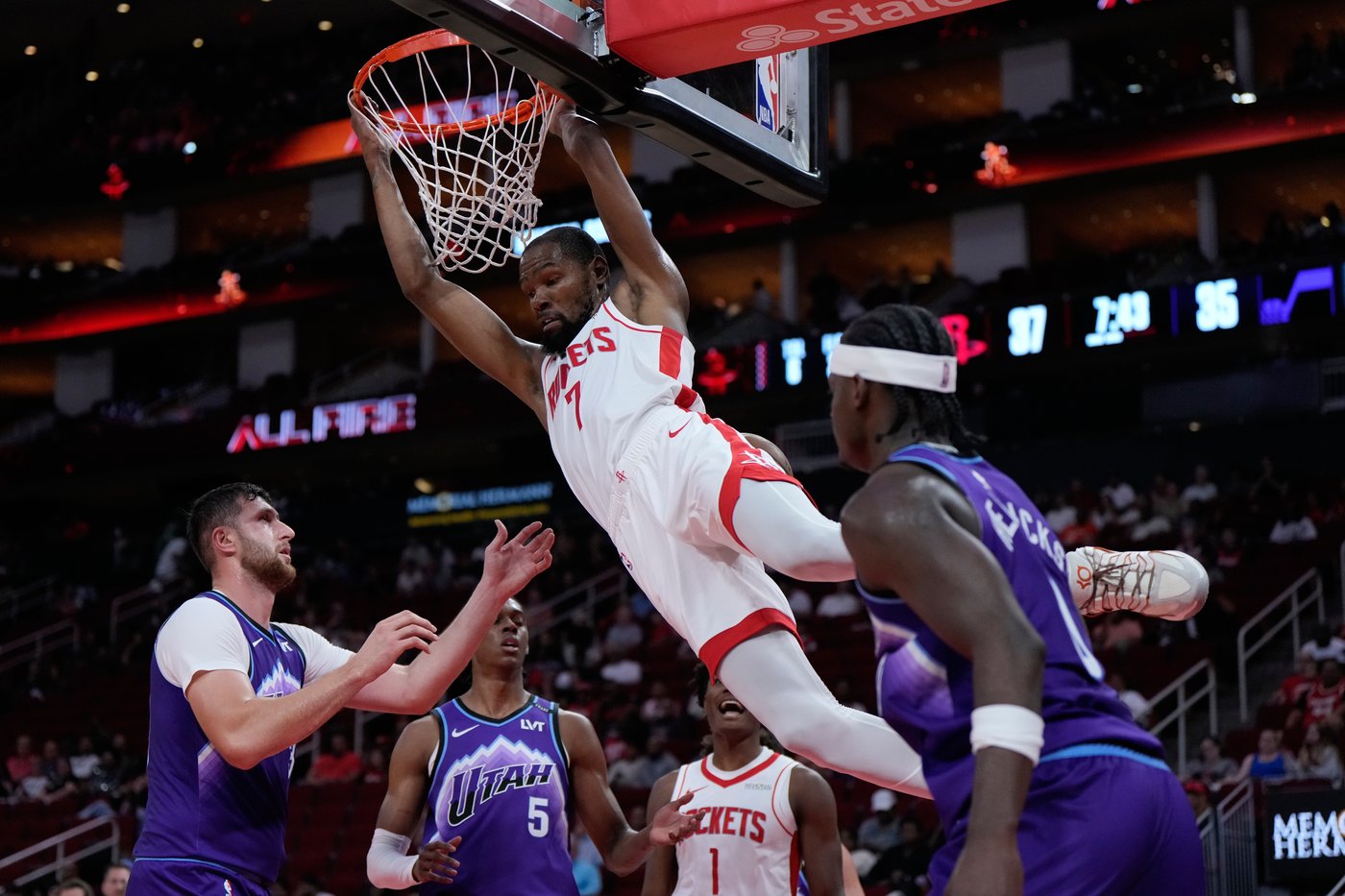 Durant on his preseason debut with Rockets: 'It felt like I've been here for a while' | iNFOnews.ca Durant on his preseason debut with Rockets: 'It felt like I've been here for a while' | iNFOnews.ca