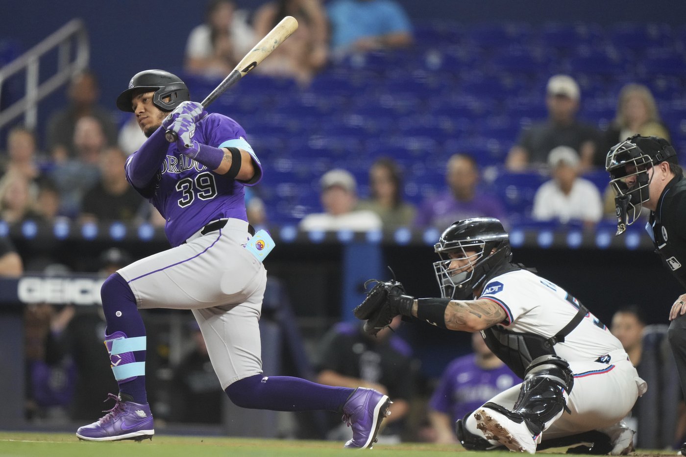 Hunter Goodman homers twice as Rockies beat Marlins 6-4 to end 8-game losing streak | iNFOnews.ca Hunter Goodman homers twice as Rockies beat Marlins 6-4 to end 8-game losing streak | iNFOnews.ca