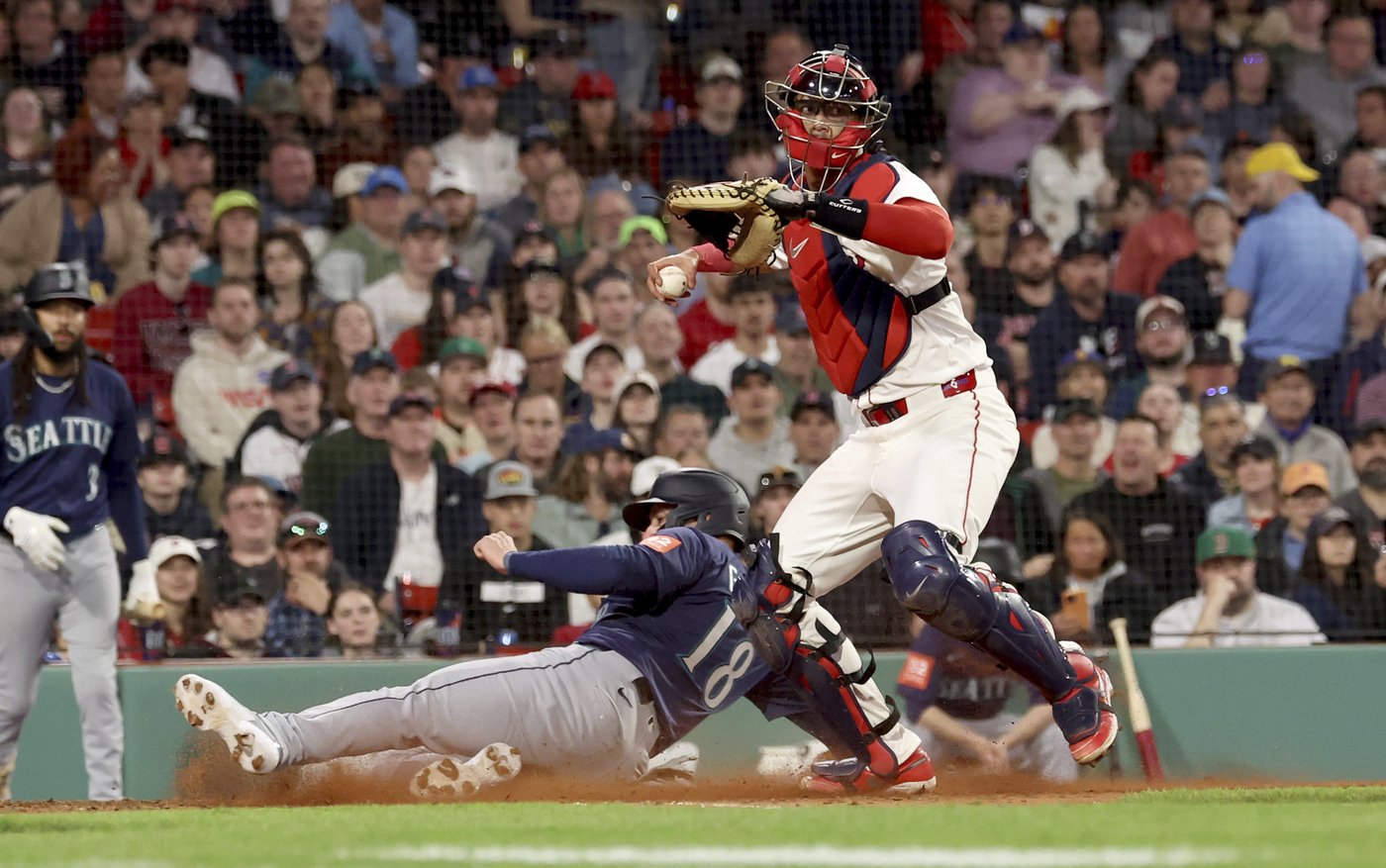 Emerson Hancock's 7 Ks, Crawford's HR, 4 RBIs help Mariners beat Red Sox 8-5 | iNFOnews.ca