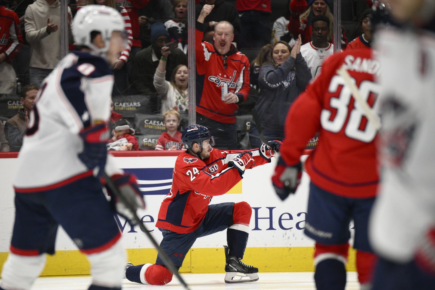 McMichael, Ovechkin power surging Capitals past Blue Jackets 7-2 | iNFOnews.ca
