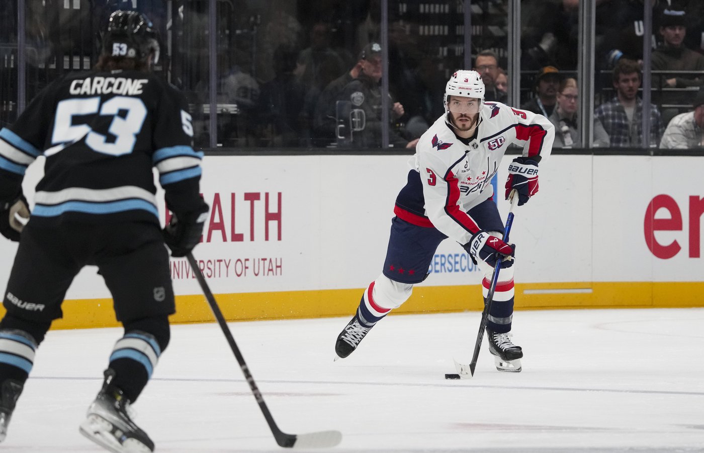 Ovechkin scores twice before leaving with apparent injury, leads Capitals past Utah 6-2 | iNFOnews.ca Ovechkin scores twice before leaving with apparent injury, leads Capitals past Utah 6-2 | iNFOnews.ca