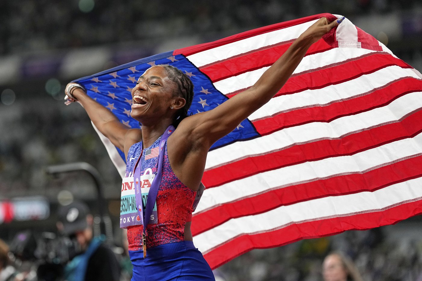 New US sprint star Melissa Jefferson-Wooden helped save her dad's life when she was 17 | iNFOnews.ca New US sprint star Melissa Jefferson-Wooden helped save her dad's life when she was 17 | iNFOnews.ca