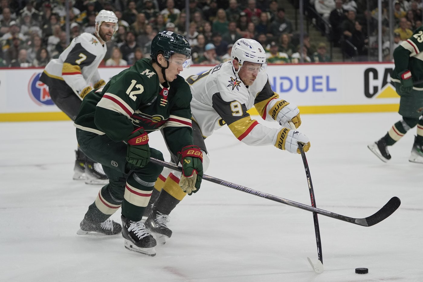 Golden Knights find a spark with a new top line as they prepare to host the Wild in Game 5 | iNFOnews.ca