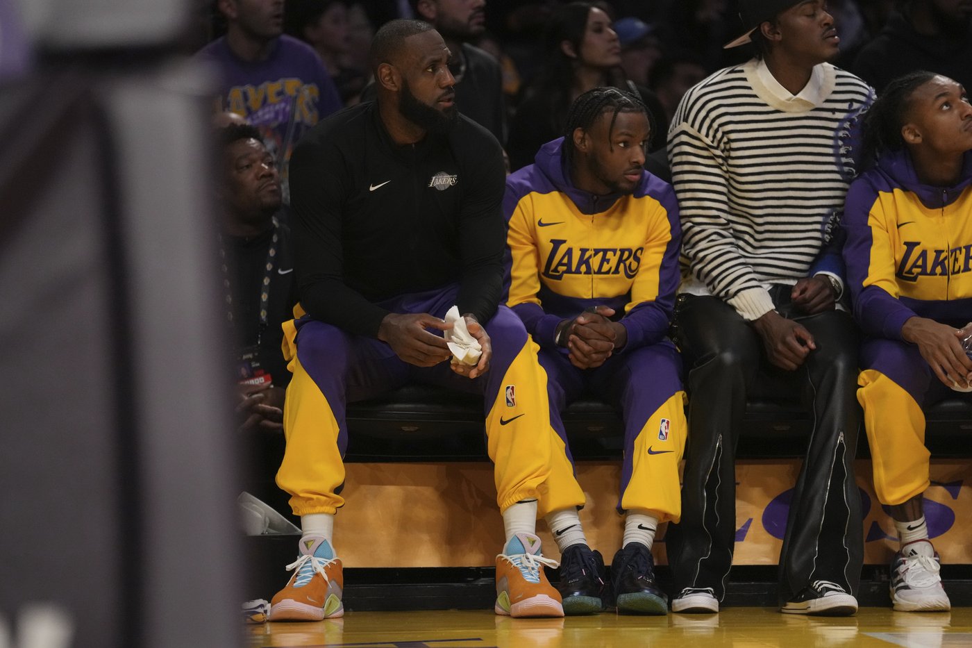 LeBron and Bronny James make history as the NBA's first father-son duo to play together | iNFOnews.ca LeBron and Bronny James make history as the NBA's first father-son duo to play together | iNFOnews.ca