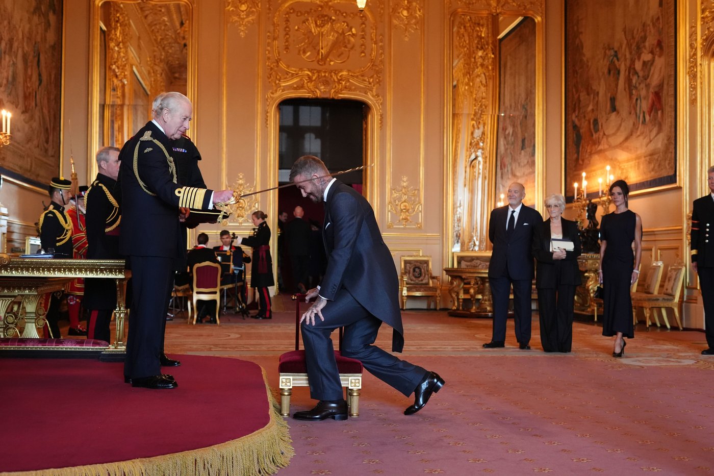 Bend a knee like Beckham: Soccer star is knighted by King Charles III | iNFOnews.ca