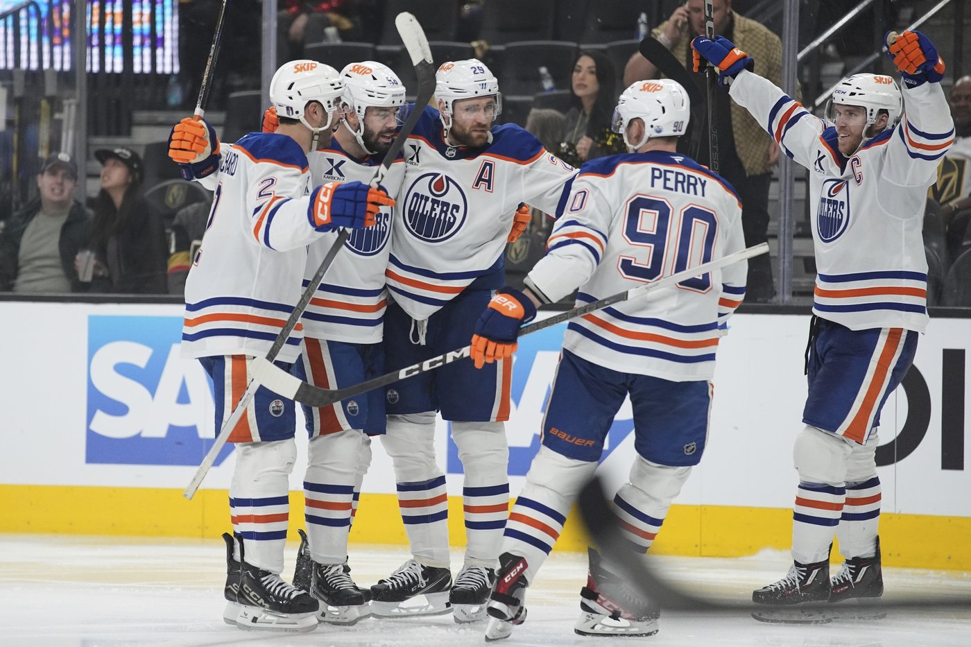 Oilers rally for NHL-record fifth straight time to beat Golden Knights 4-2 in Game 1 | iNFOnews.ca Oilers rally for NHL-record fifth straight time to beat Golden Knights 4-2 in Game 1 | iNFOnews.ca