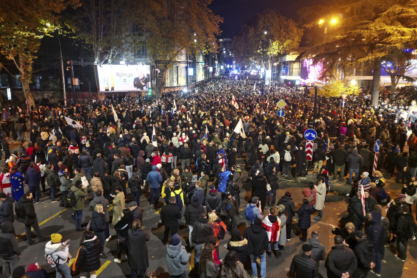 Police in Georgia break up protesters' camp in Tbilisi but they quickly return | iNFOnews.ca Police in Georgia break up protesters' camp in Tbilisi but they quickly return | iNFOnews.ca