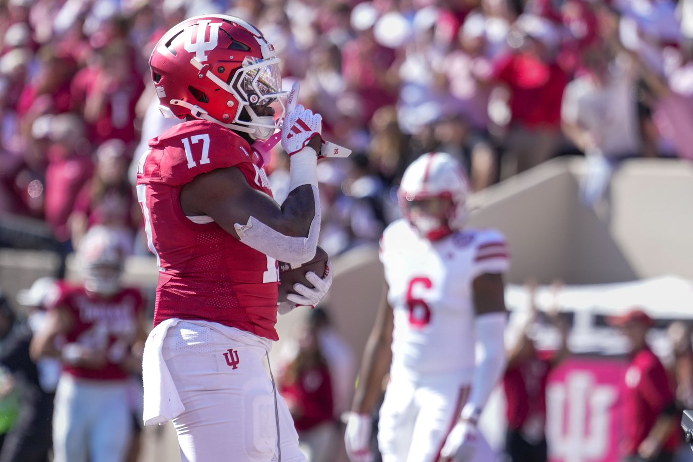 No. 16 Indiana routs Nebraska 56-7 to stay unbeaten; Rourke injures hand and misses 2nd half | iNFOnews.ca No. 16 Indiana routs Nebraska 56-7 to stay unbeaten; Rourke injures hand and misses 2nd half | iNFOnews.ca