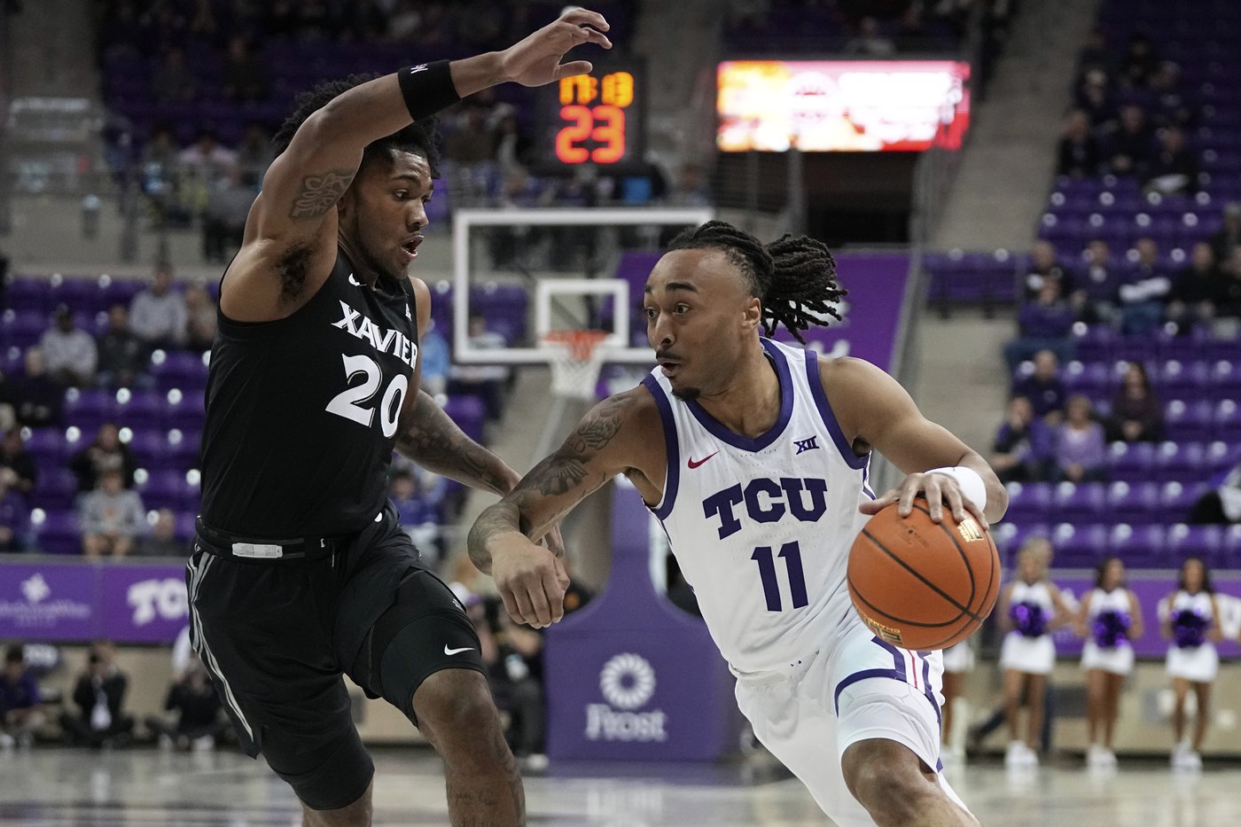 TCU leading scorer Frankie Collins will miss rest of season after breaking left foot | iNFOnews.ca TCU leading scorer Frankie Collins will miss rest of season after breaking left foot | iNFOnews.ca