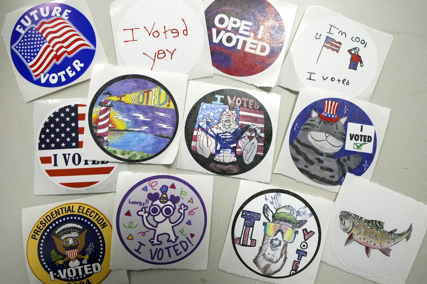 Creative 'I Voted' stickers branch out beyond the familiar flag design | iNFOnews.ca