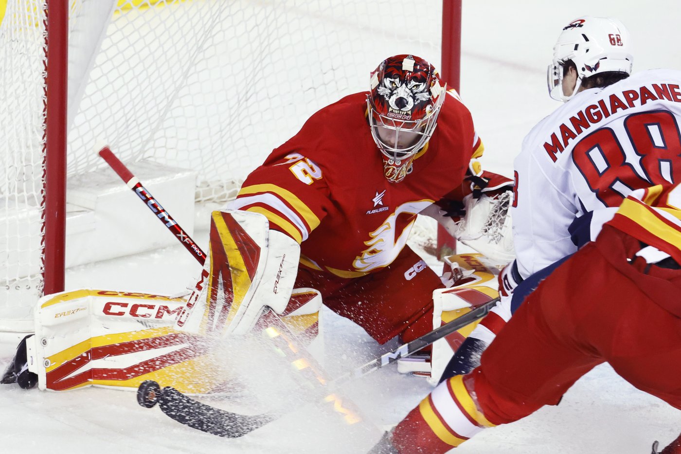 Flames goalie Dustin Wolf named NHL's rookie of the month for January | iNFOnews.ca