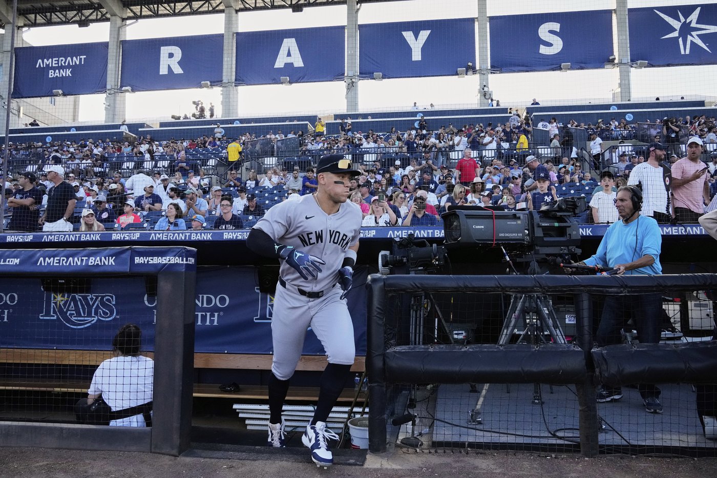 Ben Rice has 1st 4-hit game, Yankees beat Rays 6-3 as visitors at Steinbrenner Field | iNFOnews.ca