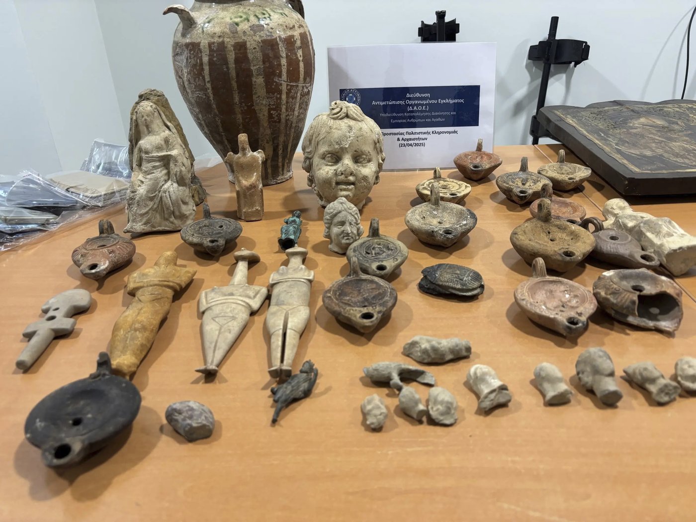 Dozens of ancient artifacts seized in Greek island smuggling raid | iNFOnews.ca