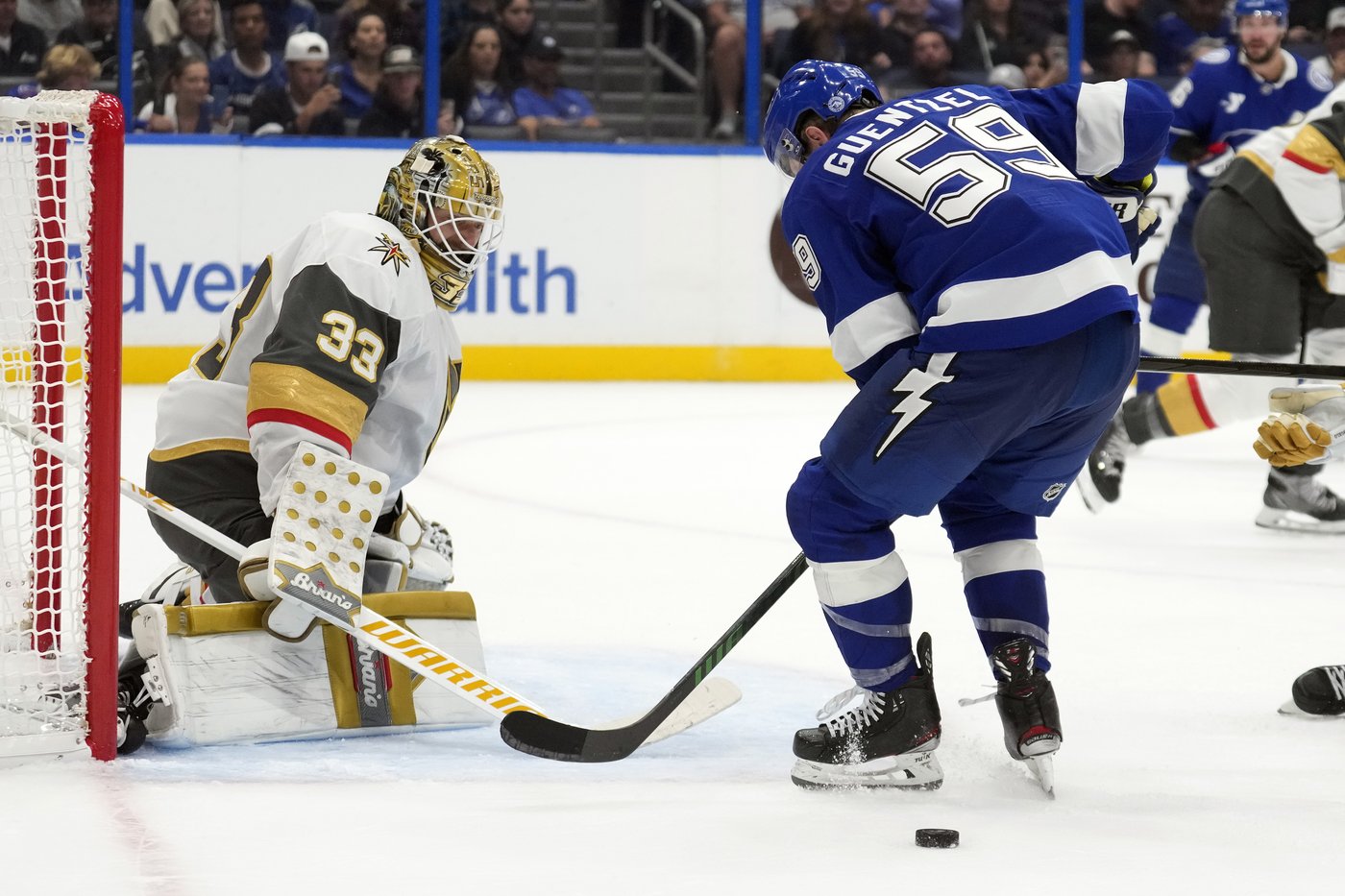 Kucherov scores with 55 seconds to play as Lightning rally for 4-3 win over Golden Knights | iNFOnews.ca