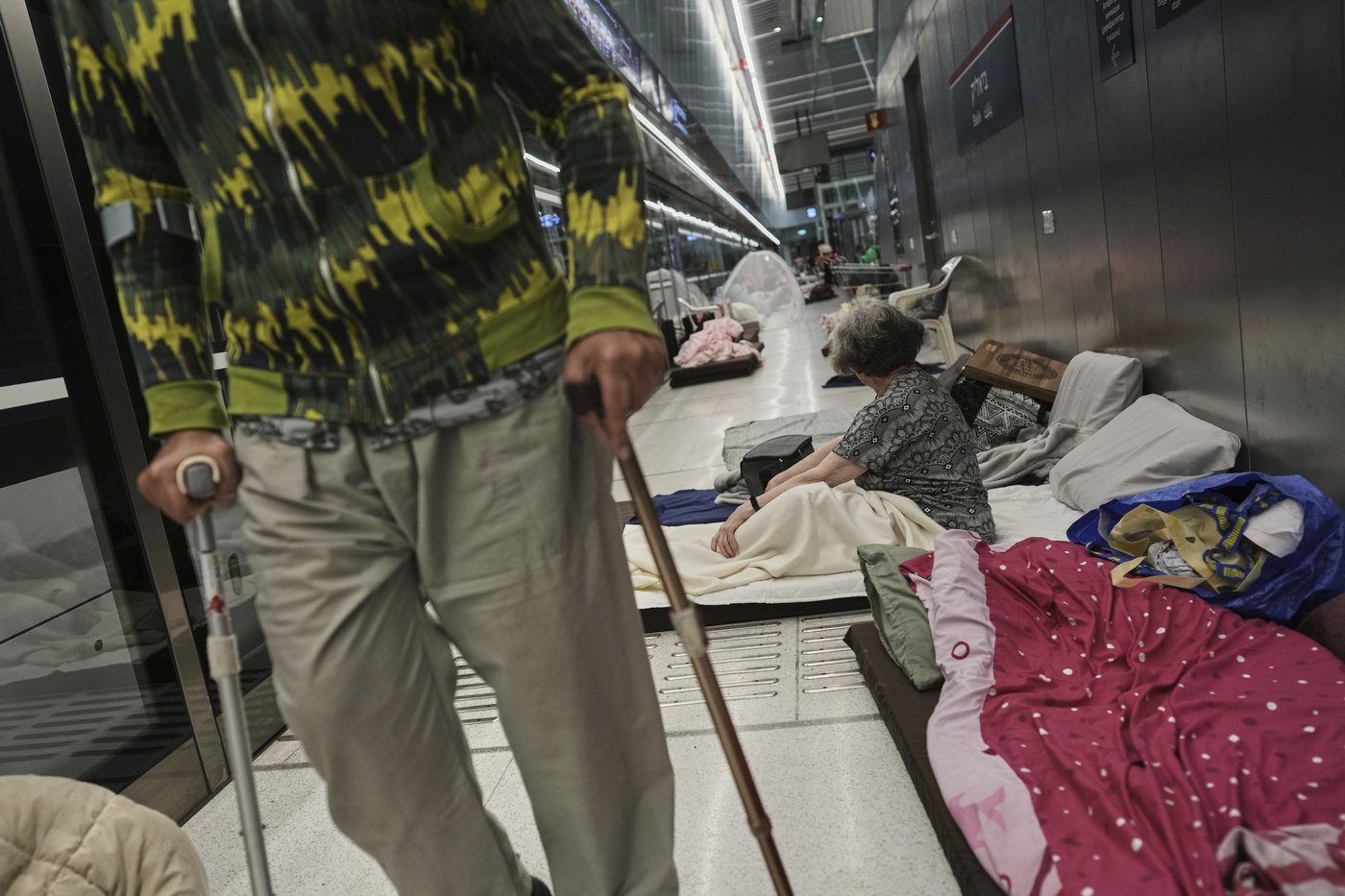Fearful of Iranian missiles, many sleep in Israel's underground train stations | iNFOnews.ca Fearful of Iranian missiles, many sleep in Israel's underground train stations | iNFOnews.ca