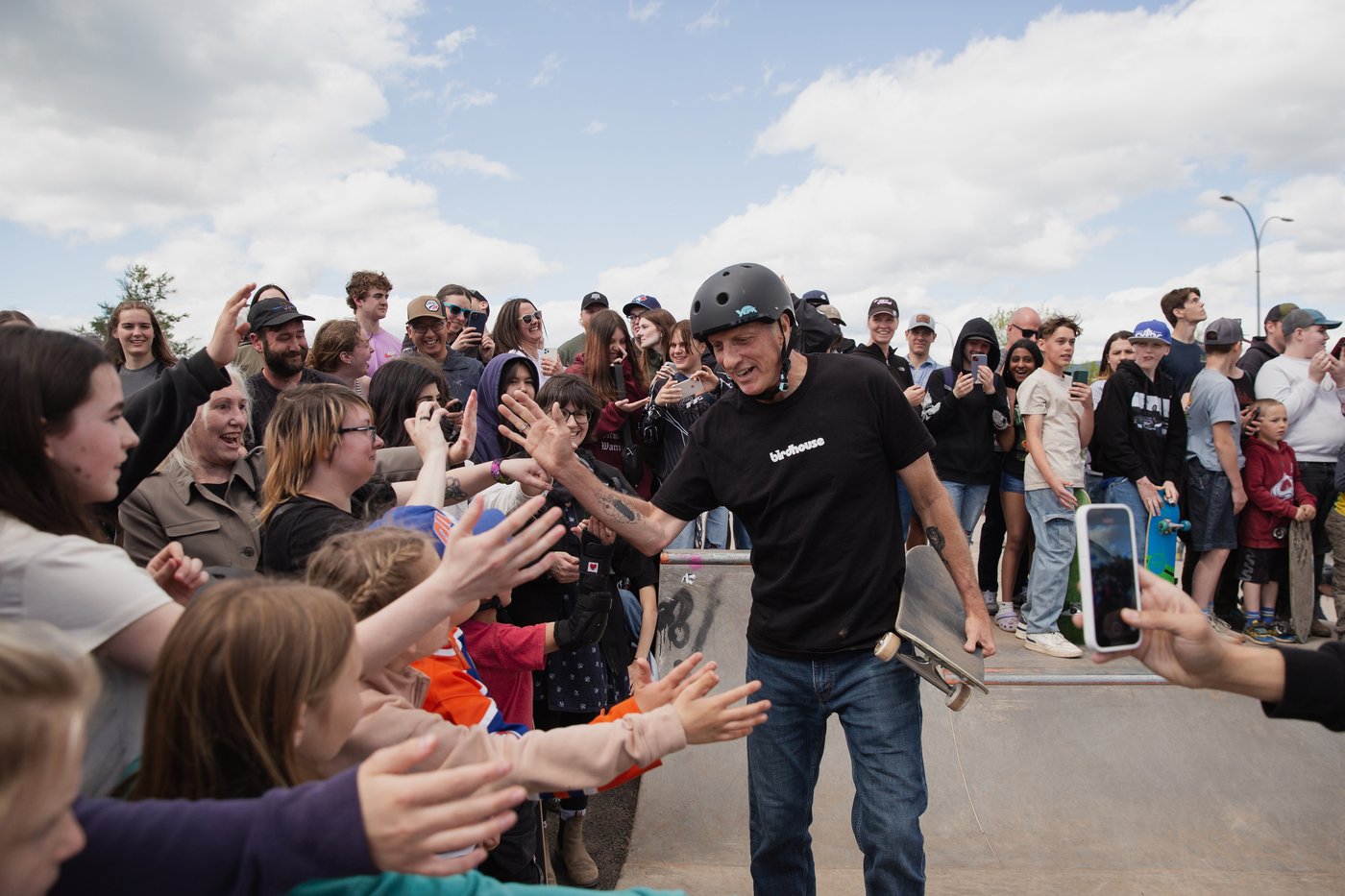 Tony Hawk, Mark McMorris help open skateboard park expansion in Smithers, B.C. | iNFOnews.ca