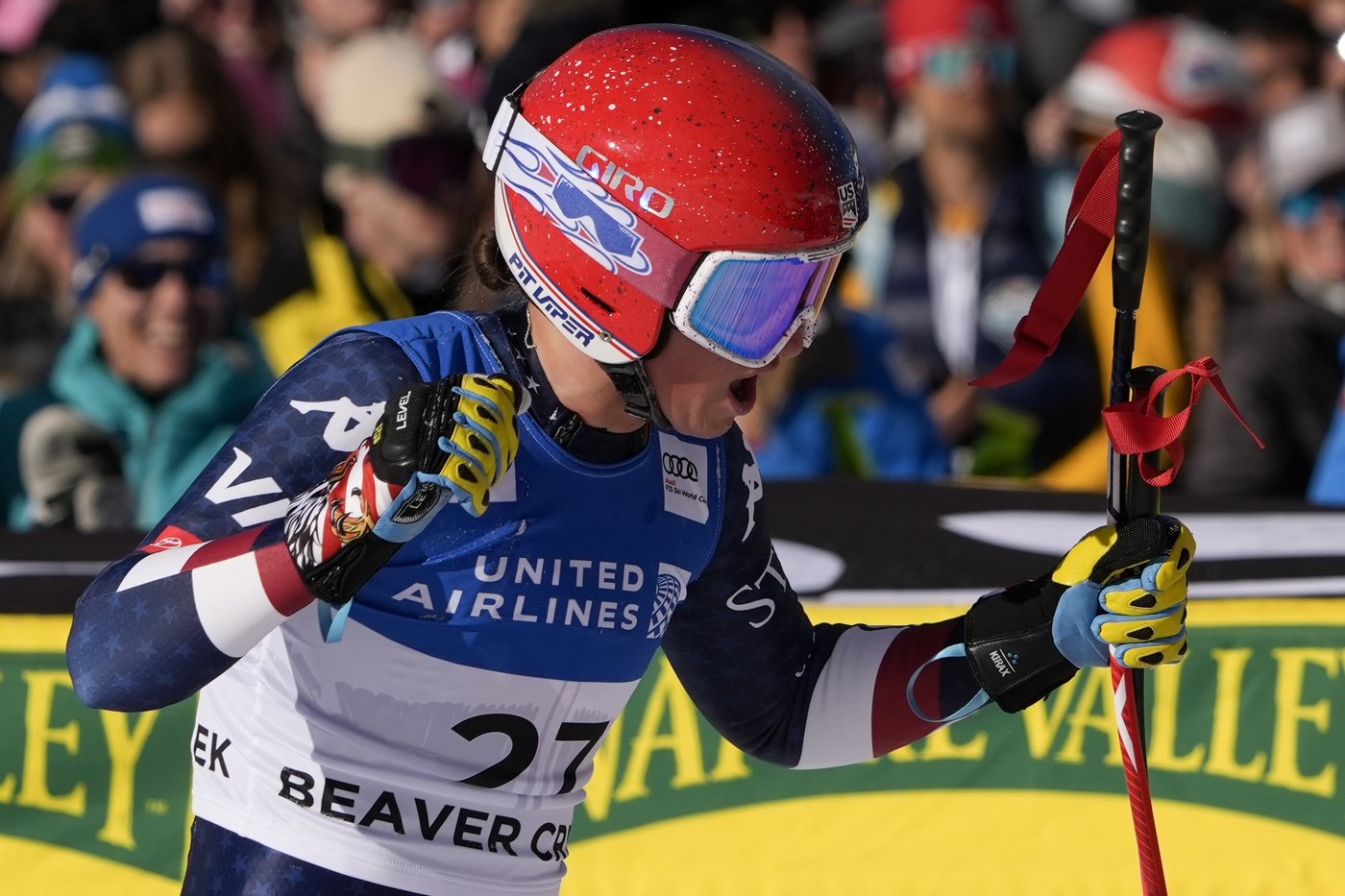 Cornelia Huetter of Austria wins first-ever women's World Cup downhill held on Birds of Prey course | iNFOnews.ca Cornelia Huetter of Austria wins first-ever women's World Cup downhill held on Birds of Prey course | iNFOnews.ca