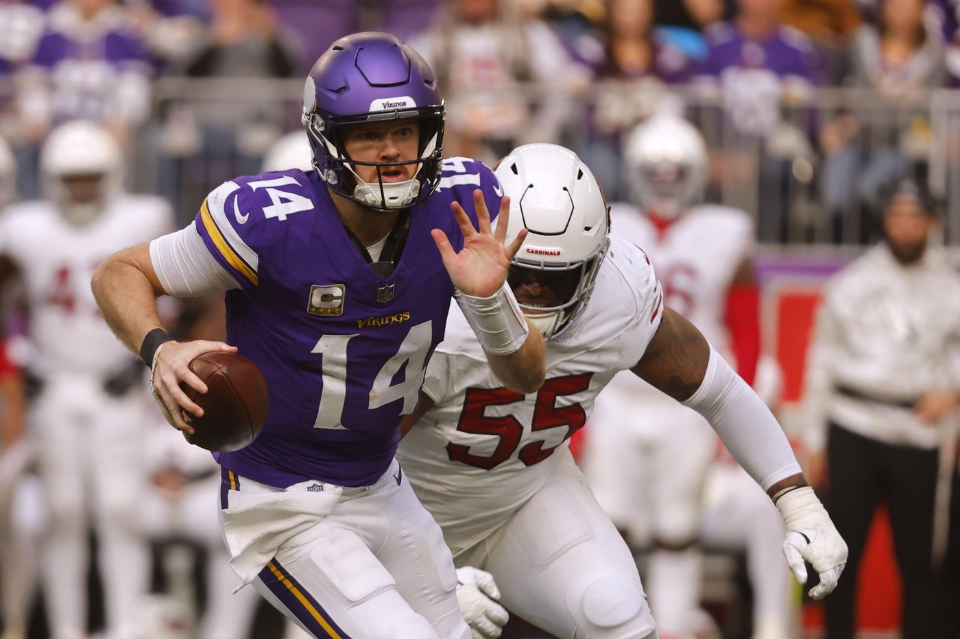 Vikings win 5th straight, rallying past Cardinals 23-22 on Sam Darnold's TD pass with 1:13 left | iNFOnews.ca Vikings win 5th straight, rallying past Cardinals 23-22 on Sam Darnold's TD pass with 1:13 left | iNFOnews.ca