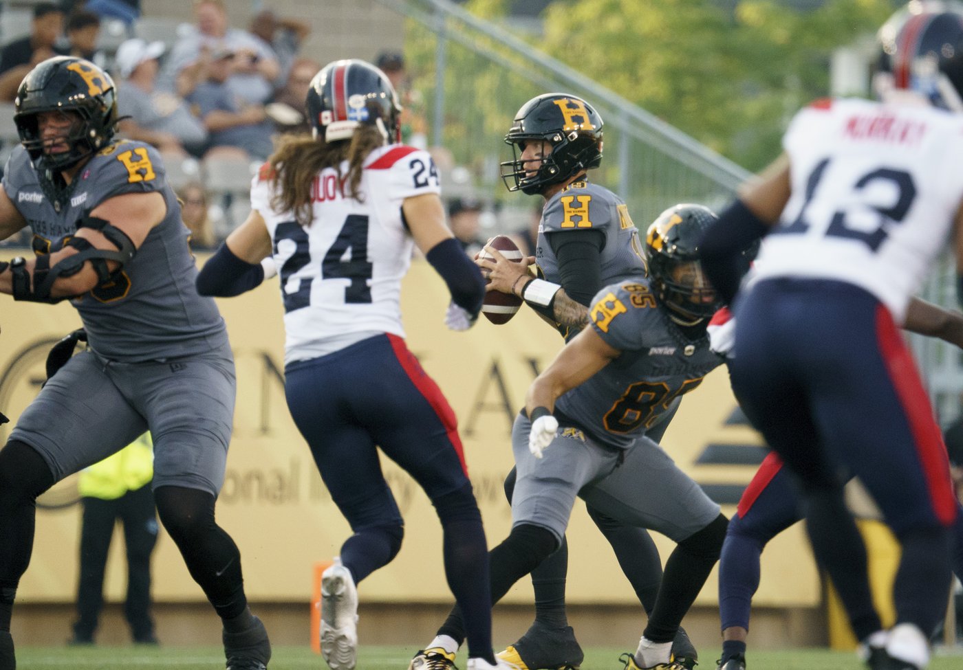 Mitchell throws two TD passes, earns 100th CFL win as Ticats beat Alouettes 35-17 | iNFOnews.ca Mitchell throws two TD passes, earns 100th CFL win as Ticats beat Alouettes 35-17 | iNFOnews.ca