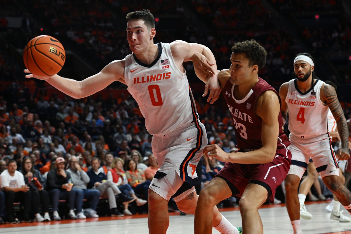 Mirkovic's 27 points and 21 rebounds carry No. 14 Illinois to 84-65 win over Colgate | iNFOnews.ca