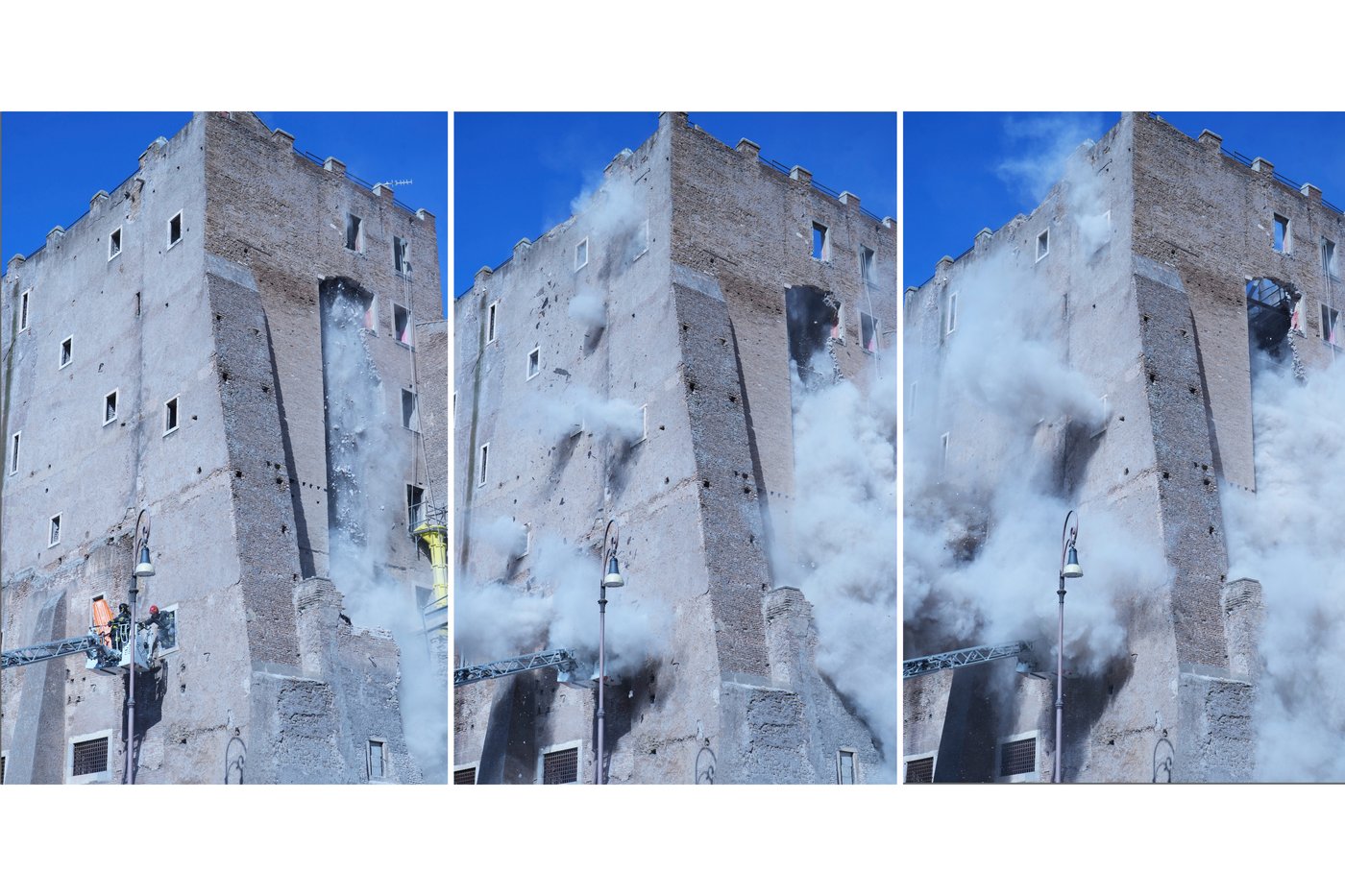 Worker dies after 11 hours trapped within partially collapsed medieval tower in Rome | iNFOnews.ca Worker dies after 11 hours trapped within partially collapsed medieval tower in Rome | iNFOnews.ca