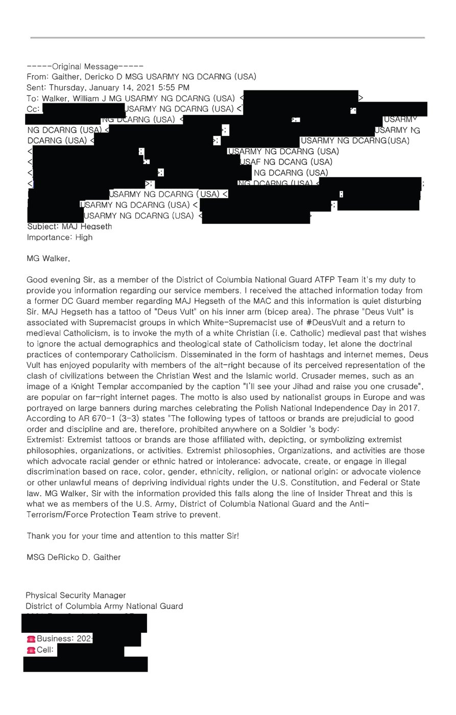 Trump Pentagon pick had been flagged by fellow service member as possible 'Insider Threat' | iNFOnews.ca Trump Pentagon pick had been flagged by fellow service member as possible 'Insider Threat' | iNFOnews.ca