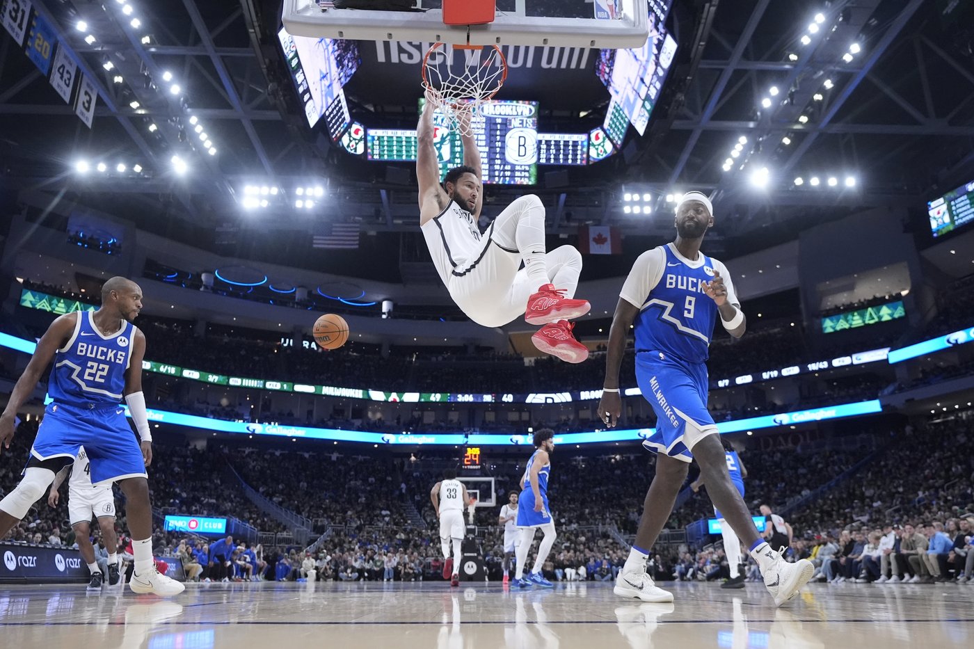 Nets rally late for 111-105 victory over Bucks, who played again without Antetokounmpo and Lillard | iNFOnews.ca Nets rally late for 111-105 victory over Bucks, who played again without Antetokounmpo and Lillard | iNFOnews.ca