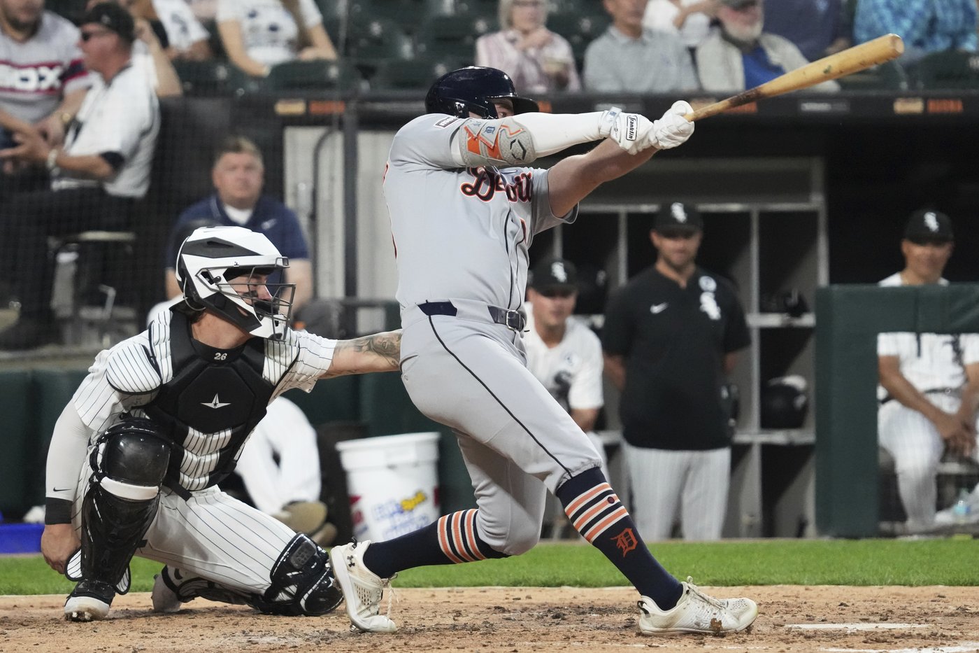 Carpenter hits 3 homers as the Tigers reach 40 wins by pounding the White Sox 13-1 | iNFOnews.ca Carpenter hits 3 homers as the Tigers reach 40 wins by pounding the White Sox 13-1 | iNFOnews.ca