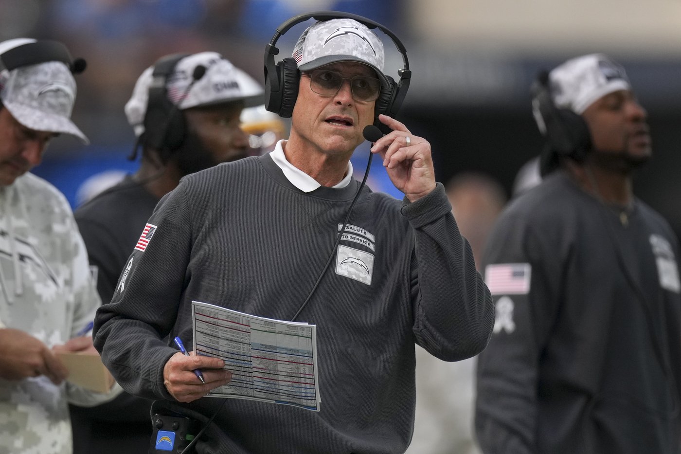 Jim Harbaugh's Chargers start to enter rough waters next week after 3 straight wins | iNFOnews.ca