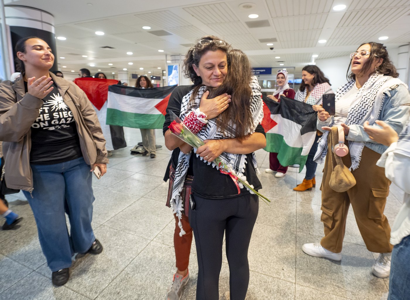 Nimâ Machouf landed in Montreal on Sunday after being detained by Israeli forces | iNFOnews.ca Nimâ Machouf landed in Montreal on Sunday after being detained by Israeli forces | iNFOnews.ca