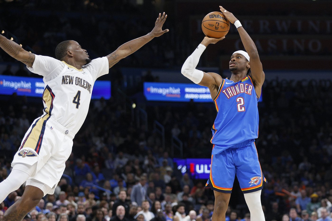 Thunder beat short-handed Pelicans 106-88 for 2nd straight win without injured forward Chet Holmgren | iNFOnews.ca Thunder beat short-handed Pelicans 106-88 for 2nd straight win without injured forward Chet Holmgren | iNFOnews.ca