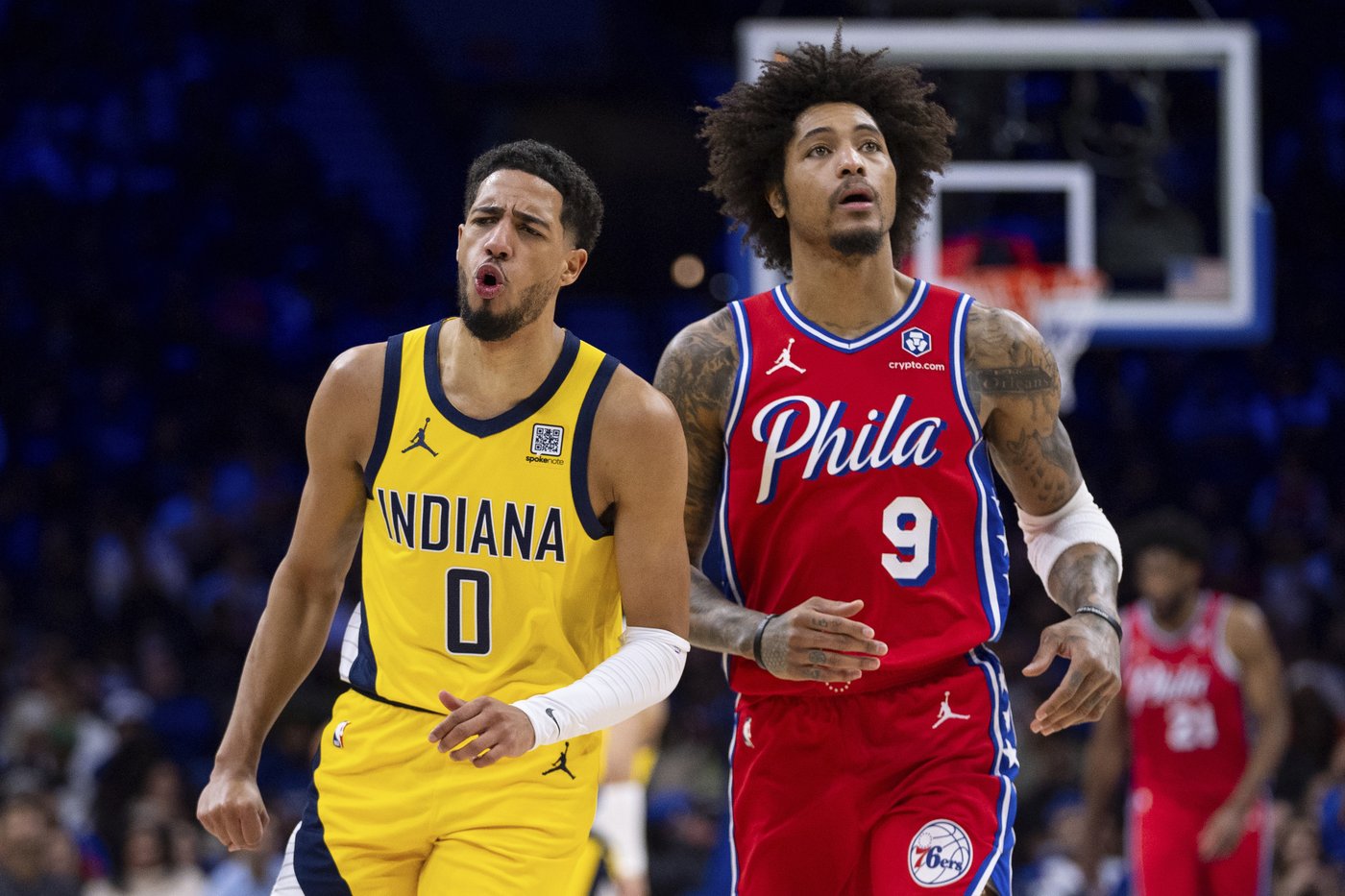 76ers' Joel Embiid fractures sinus in 1st half, Pacers go on to beat 76ers 121-107 | iNFOnews.ca