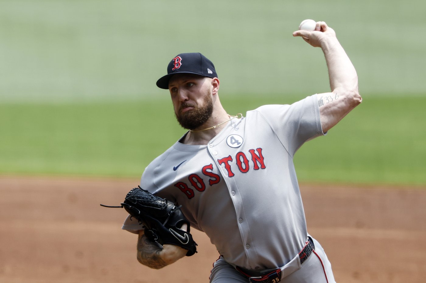 Story knocks in 3 runs and Crochet strikes out 12 in 7 innings to lead Red Sox past Braves 3-1 | iNFOnews.ca Story knocks in 3 runs and Crochet strikes out 12 in 7 innings to lead Red Sox past Braves 3-1 | iNFOnews.ca