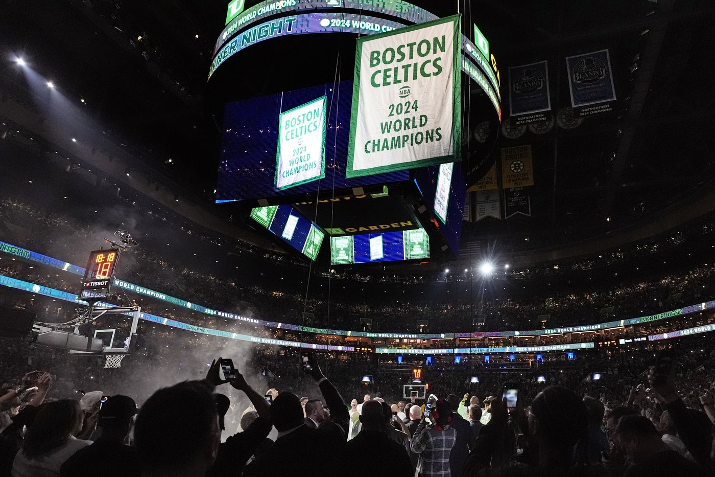 Celtics celebrate 18th NBA title with banner, rings and call from Tatum: 'Let's do it again.' | iNFOnews.ca Celtics celebrate 18th NBA title with banner, rings and call from Tatum: 'Let's do it again.' | iNFOnews.ca