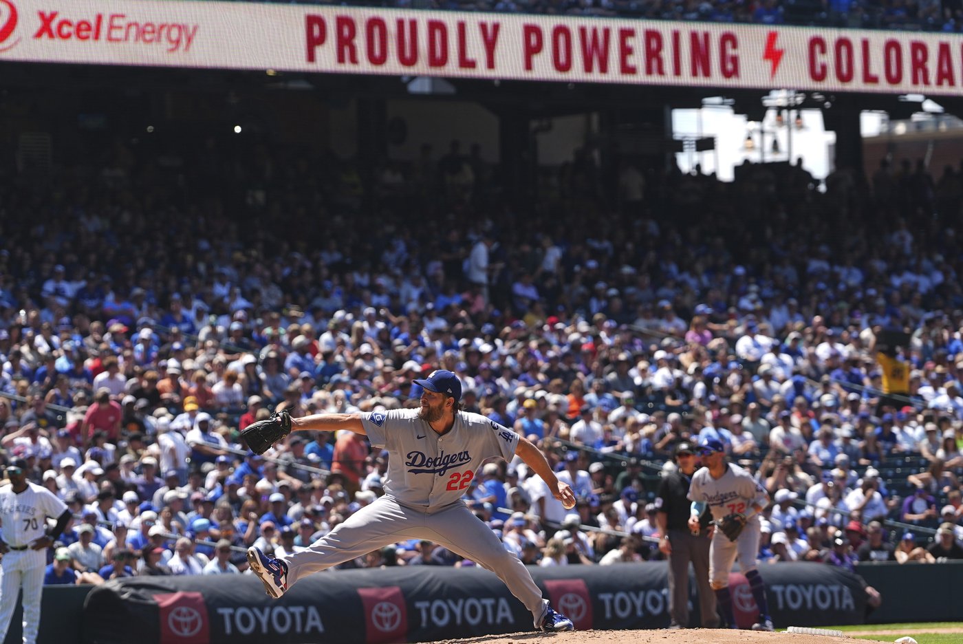Dodgers left-hander Kershaw strikes out 5, moves closer to 3,000 career strikeouts | iNFOnews.ca