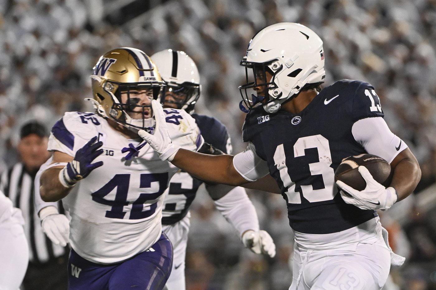 Warren scores 2 TDs as No. 6 Penn State routs Washington 35-6 | iNFOnews.ca Warren scores 2 TDs as No. 6 Penn State routs Washington 35-6 | iNFOnews.ca