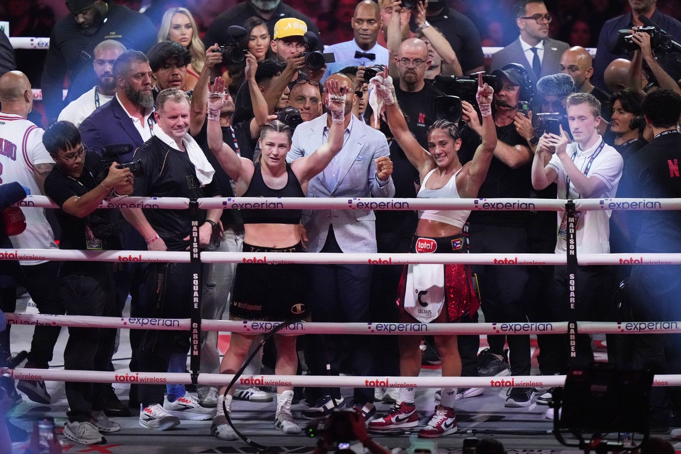 Katie Taylor beats Amanda Serrano for a third time to remain undisputed 140-pound champion | iNFOnews.ca