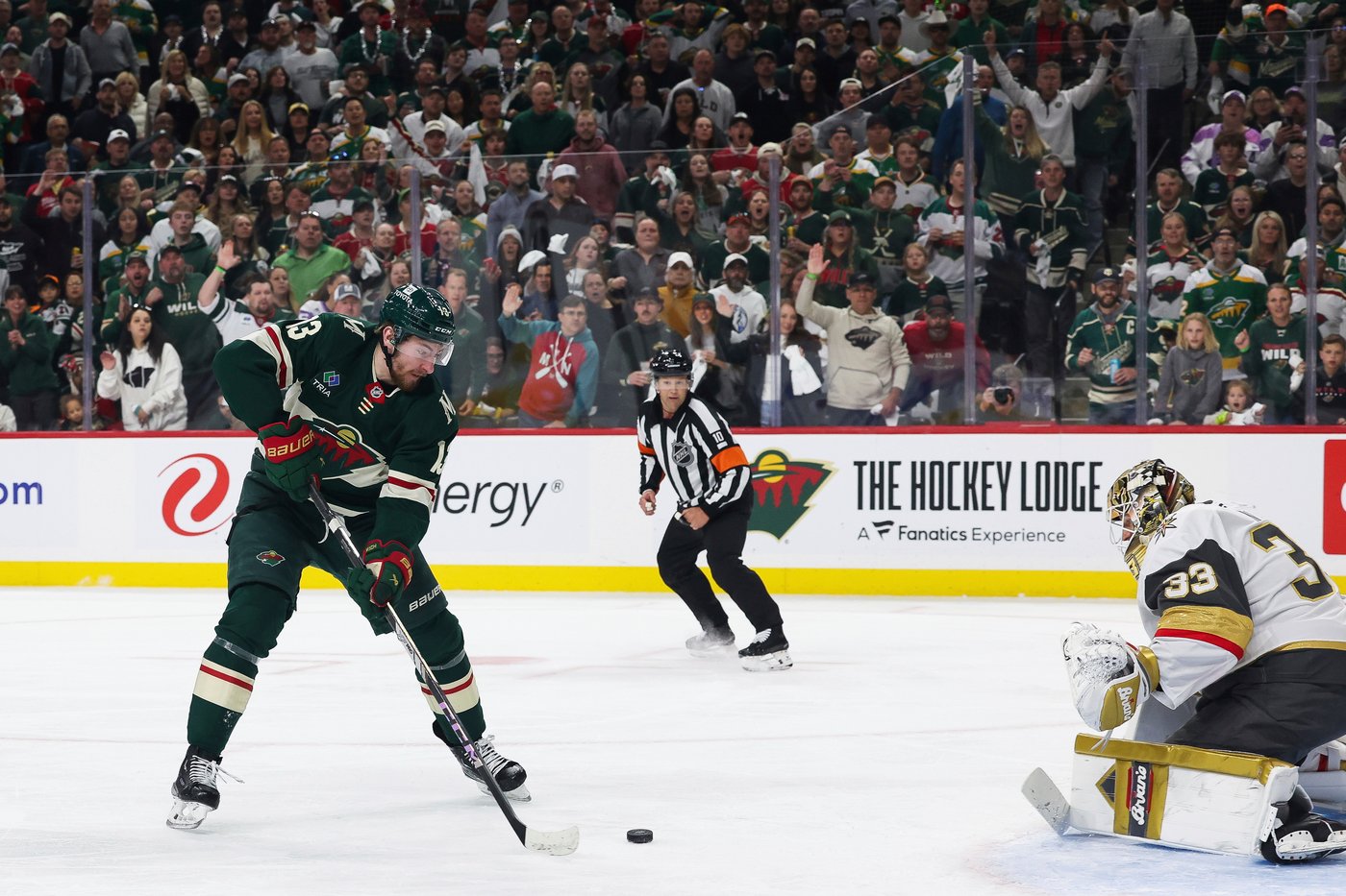 Barbashev scores in OT, Golden Knights beat Wild 4-3 to even series | iNFOnews.ca Barbashev scores in OT, Golden Knights beat Wild 4-3 to even series | iNFOnews.ca