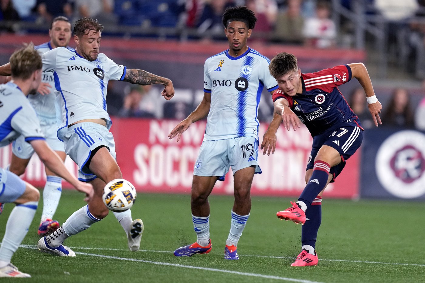 First career goals by Tom Pearce, Nathan Saliba rally Montreal to 2-2 draw with Revolution | iNFOnews.ca