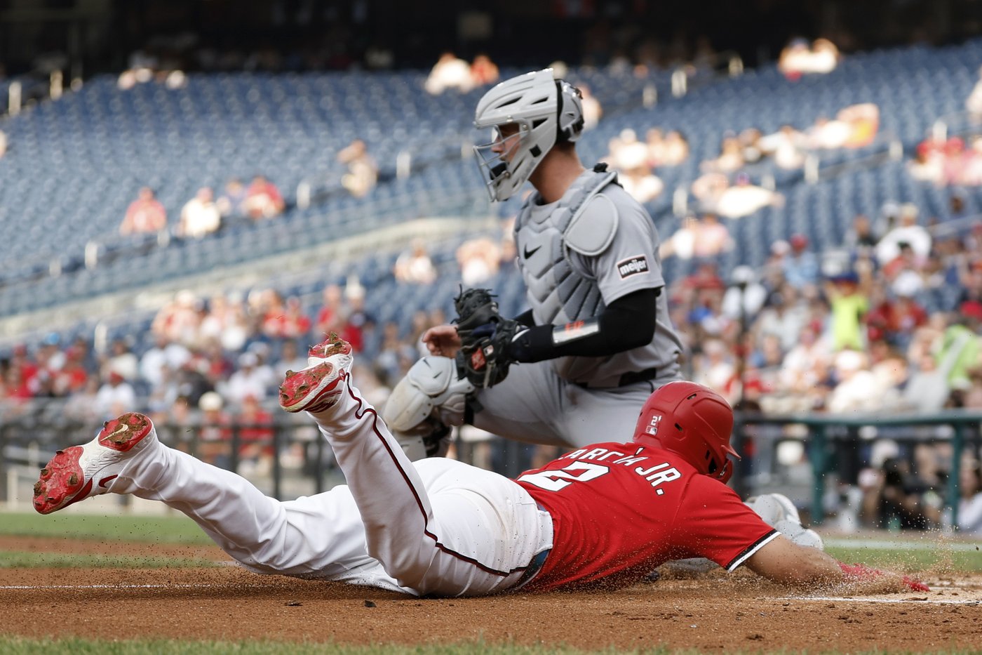 Nathaniel Lowe's 3-run triple helps Nationals past AL-leading Tigers 9-4 for a doubleheader split | iNFOnews.ca Nathaniel Lowe's 3-run triple helps Nationals past AL-leading Tigers 9-4 for a doubleheader split | iNFOnews.ca
