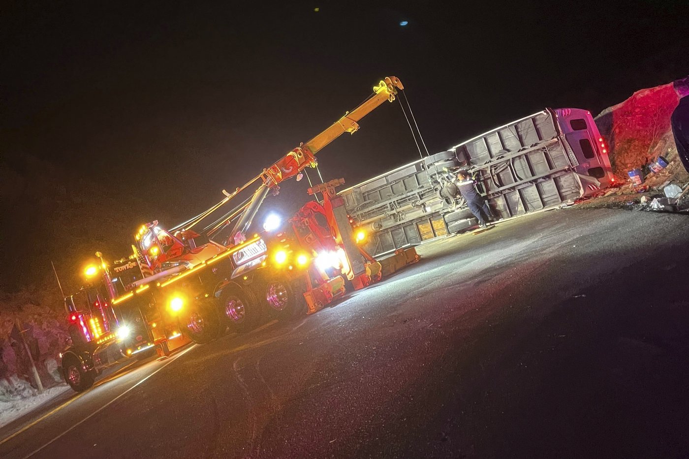 20 taken to hospitals after bus returning from church camp overturns on winding California road | iNFOnews.ca 20 taken to hospitals after bus returning from church camp overturns on winding California road | iNFOnews.ca