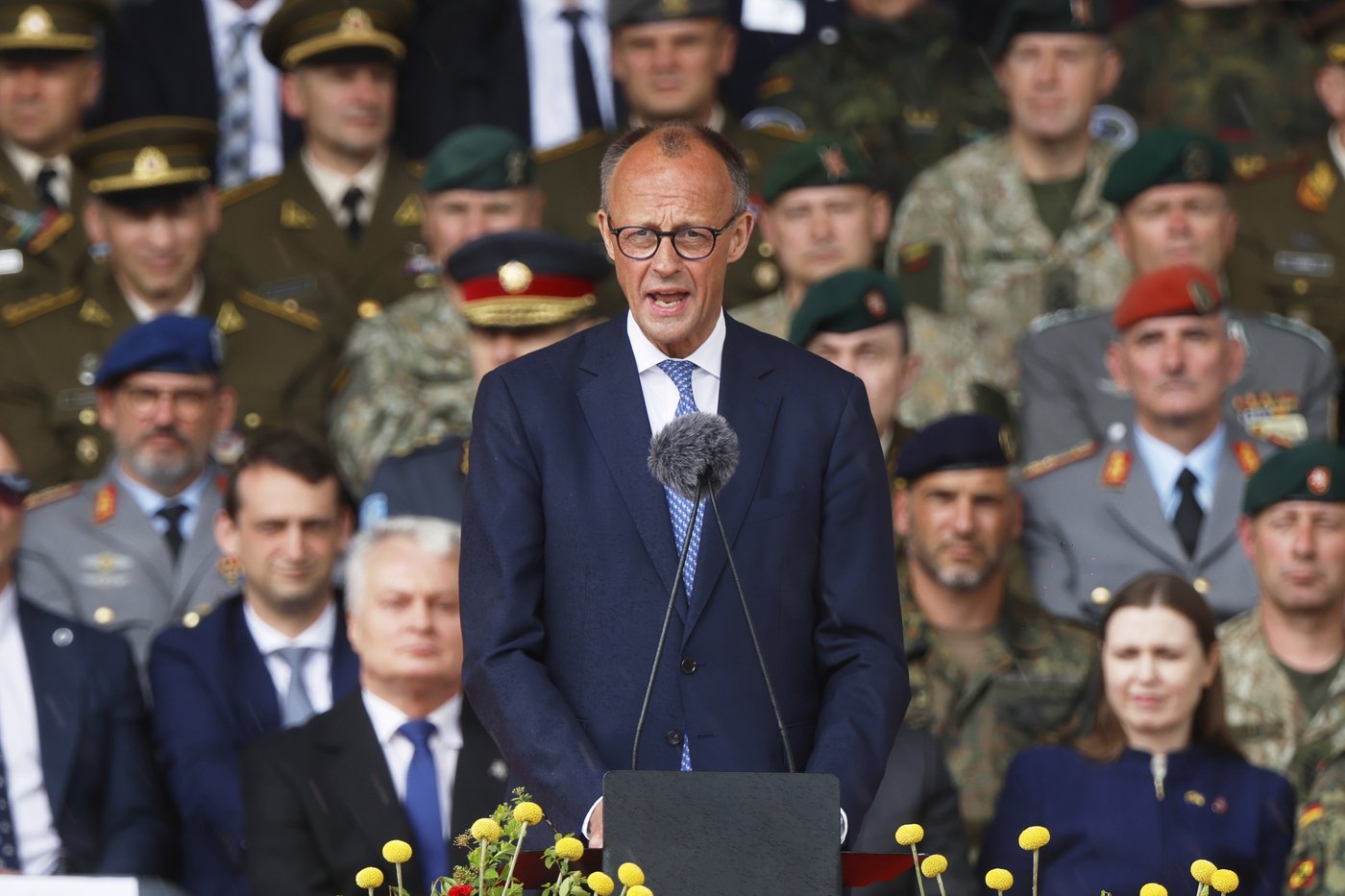 Merz inaugurates a historic German brigade in Lithuania and pushes for security spending | iNFOnews.ca