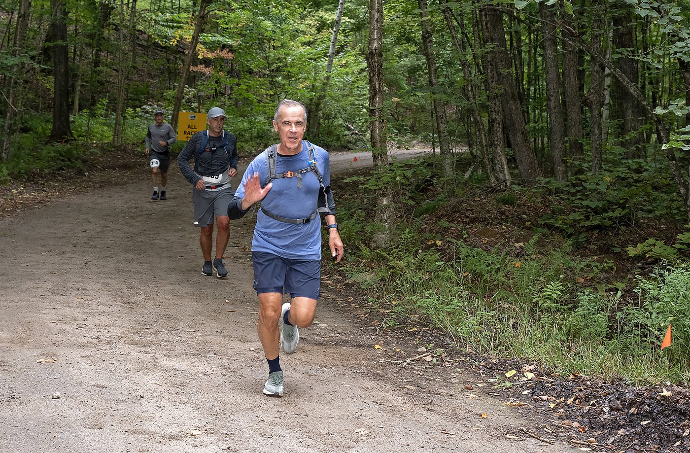 Carney surprises many with appearance at long-distance trail race | iNFOnews.ca