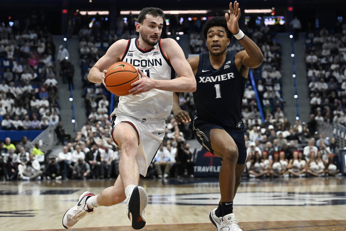Karaban, Reed lead No. 11 UConn past Xavier 94-89 in overtime in its Big East opener | iNFOnews.ca