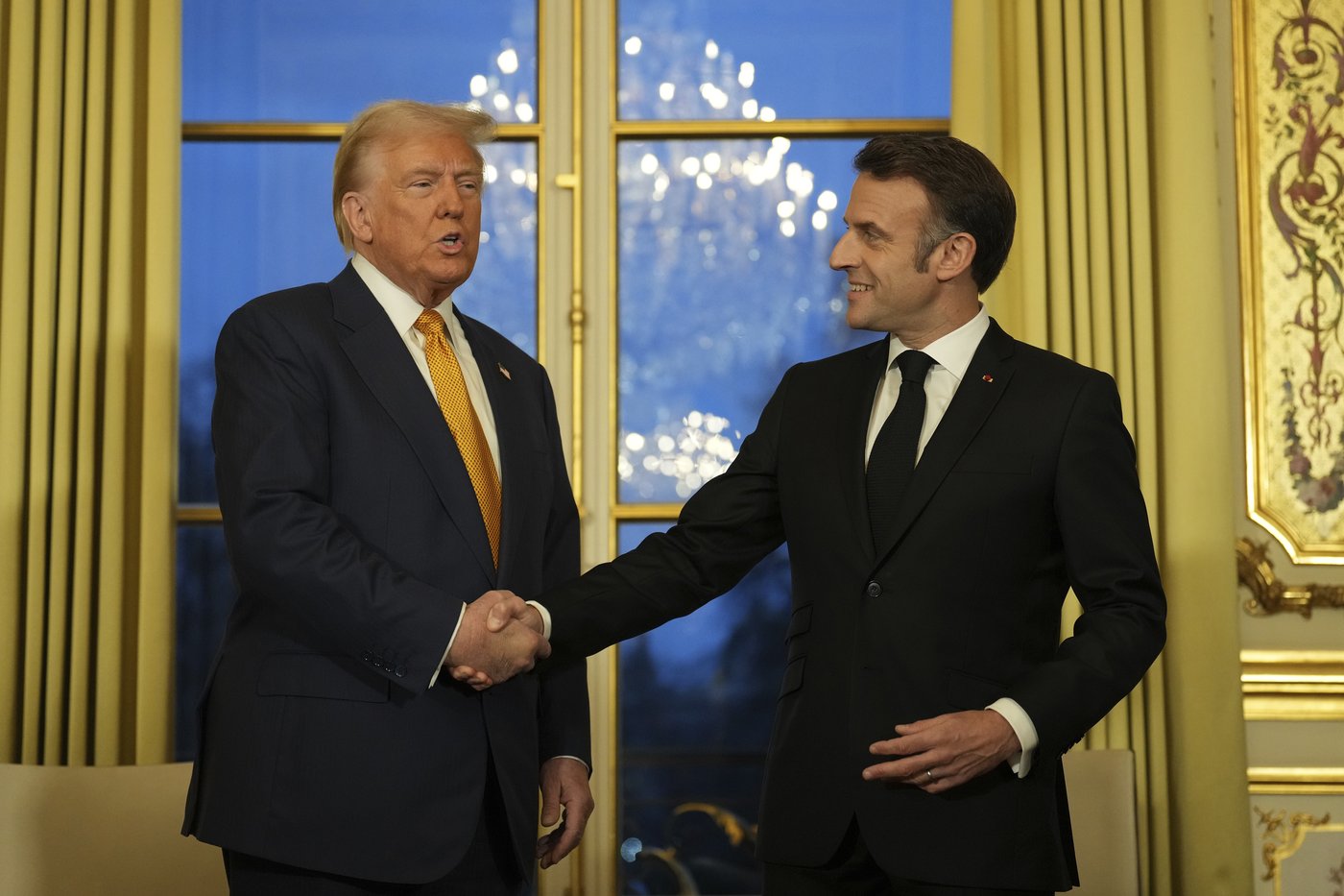 Trump is welcomed by Macron to Paris with presidential pomp and joined by Zelenskyy for their talks | iNFOnews.ca Trump is welcomed by Macron to Paris with presidential pomp and joined by Zelenskyy for their talks | iNFOnews.ca