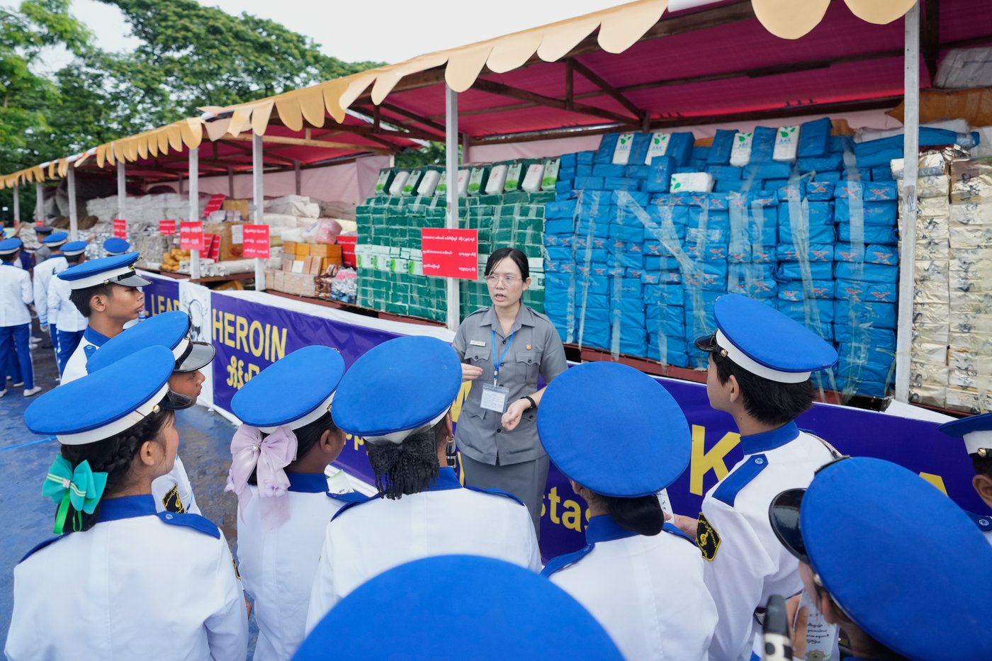 Myanmar torches $600 million in seized heroin, meth and other drugs | iN420 Myanmar torches $600 million in seized heroin, meth and other drugs | iN420
